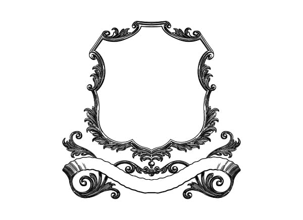 Frames Web banner Retro style , Scroll Banner transparent background PNG clipart