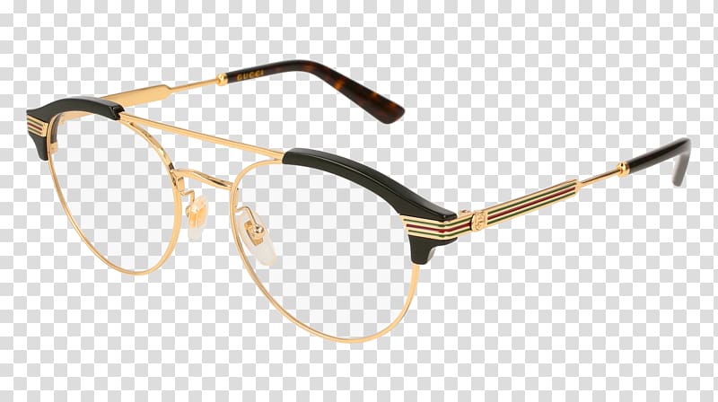 Gucci Sunglasses Eyeglass prescription Fashion, glasses transparent background PNG clipart