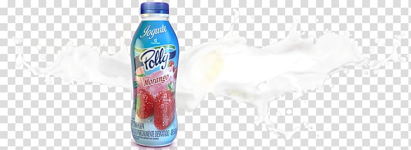 Fizzy Drinks Water Bottles Glass bottle Plastic bottle, Strawberry Yogurt transparent background PNG clipart