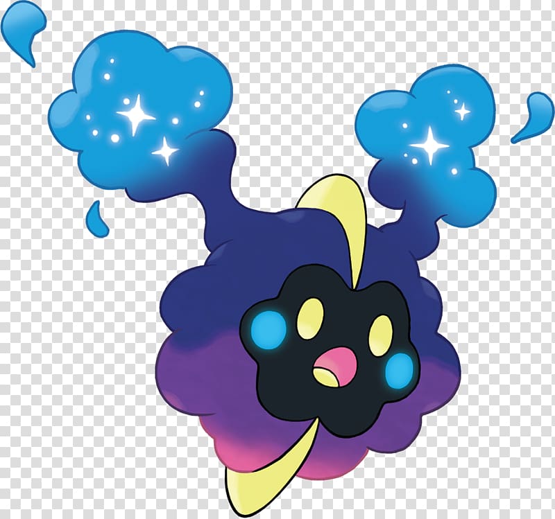 Pokémon Sun and Moon Pokémon X and Y Cosmog et ses évolutions Pokédex, stagr transparent background PNG clipart