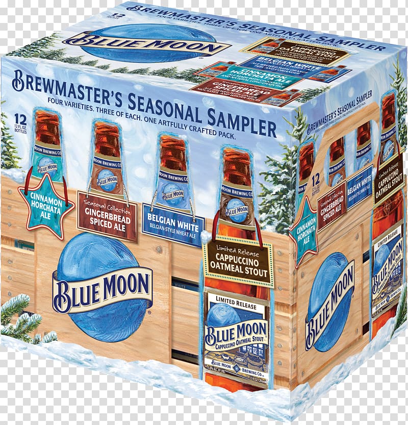 Blue Moon Seasonal beer Wheat beer Beer Brewing Grains & Malts, beer transparent background PNG clipart