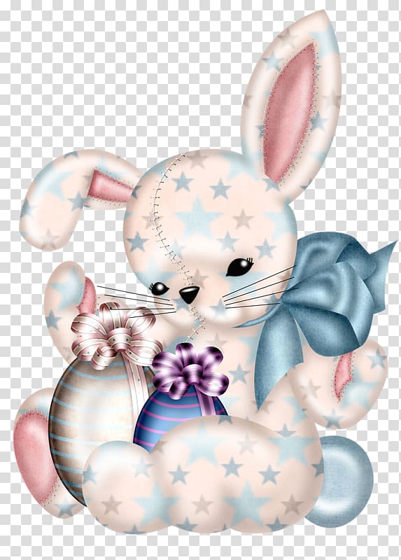 Easter Bunny Rabbit Illustration, Cute bunny transparent background PNG clipart