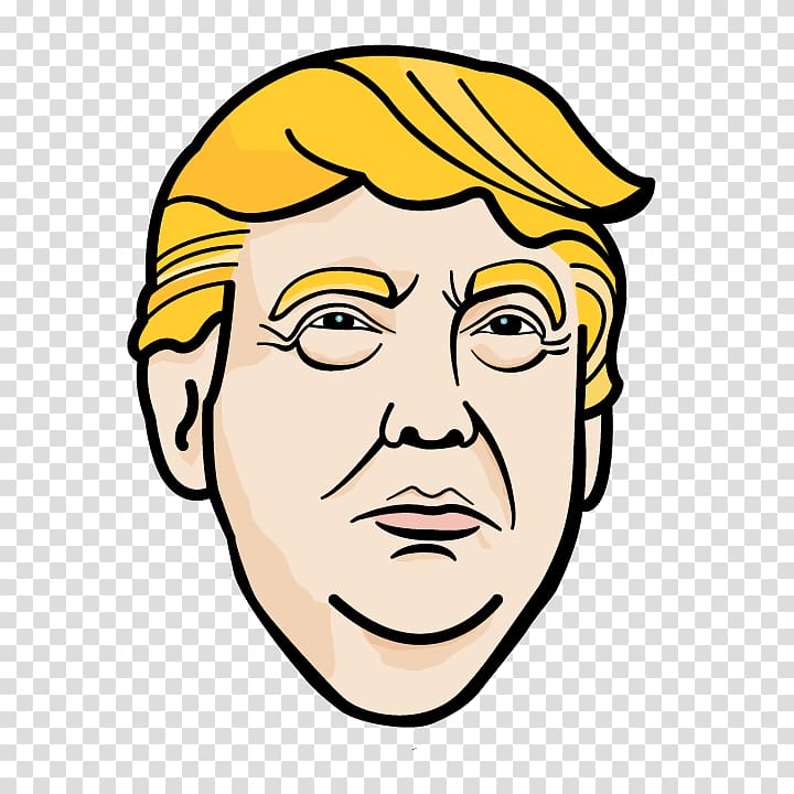 Donald Trump Drawing Ghostbusters Line art , donald trump transparent background PNG clipart