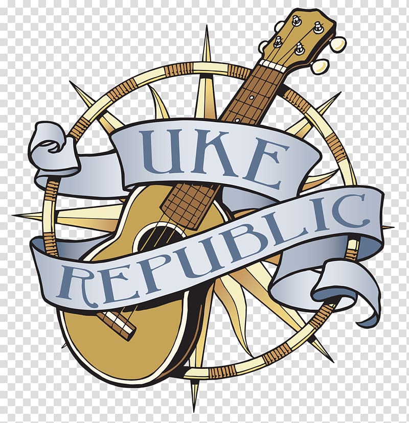 Ukulele UKE Republic Koa Illustration, Bass Ukulele Notes transparent background PNG clipart
