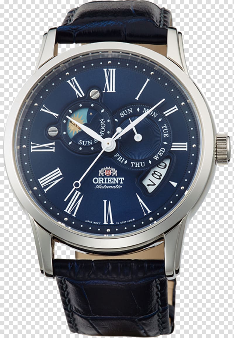 Orient Watch Villeret Blancpain Automatic watch, watch transparent background PNG clipart
