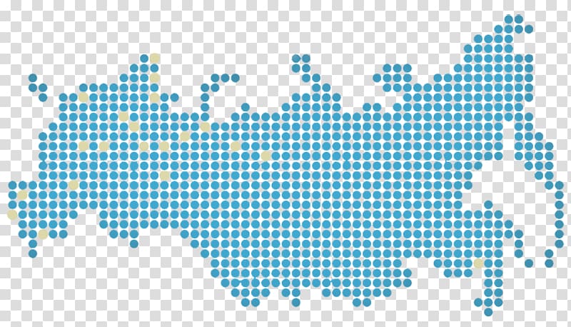 Russia Dot distribution map, Russia transparent background PNG clipart