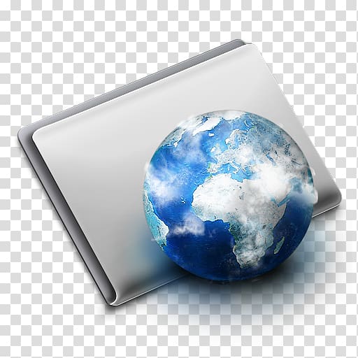 gray laptop computer beside earth model, globe planet sphere, Folder Site transparent background PNG clipart