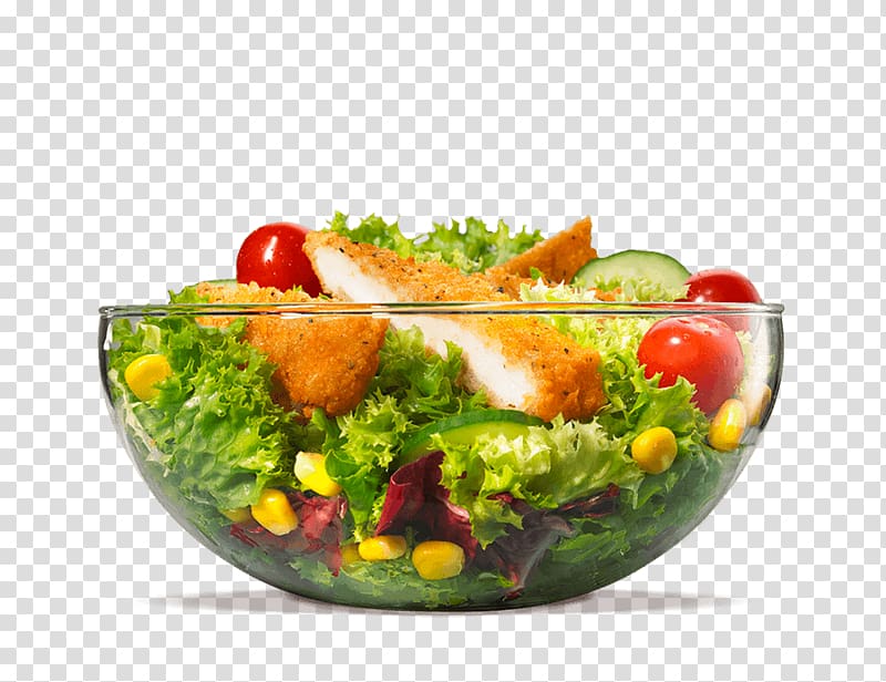 Caesar salad Hamburger French fries Chicken salad Burger King, burger king transparent background PNG clipart