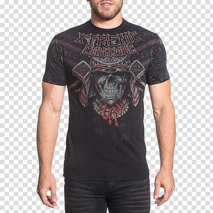 T-shirt Affliction Clothing Sleeve, T-shirt transparent background PNG clipart