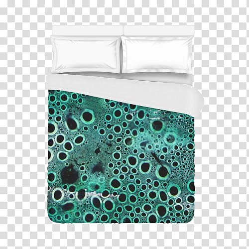 Duvet Covers Police box Turquoise, All Over Print transparent background PNG clipart