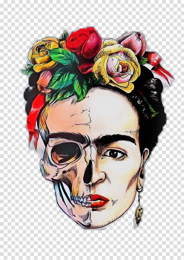 Frida Kahlo , Frida Painting Artist Calavera, painting transparent background PNG clipart