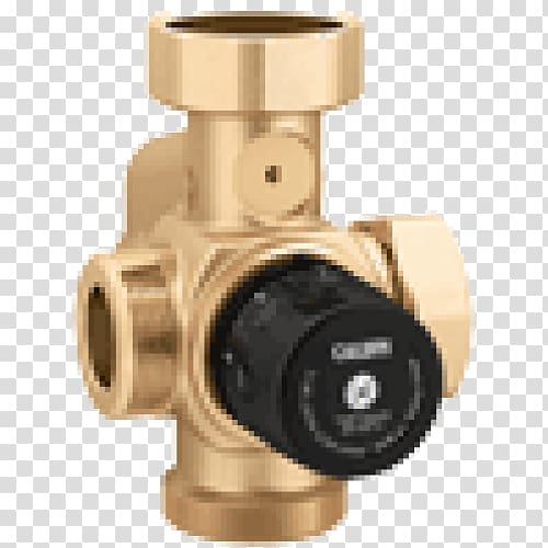 Thermostatic mixing valve Thermostatic radiator valve Central heating Berogailu, Brass transparent background PNG clipart