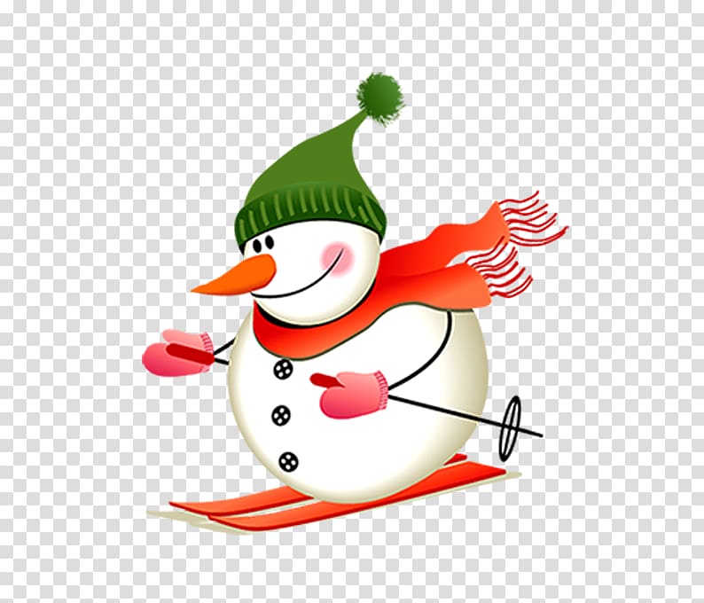 Skier Skiing , Skiing snowman transparent background PNG clipart