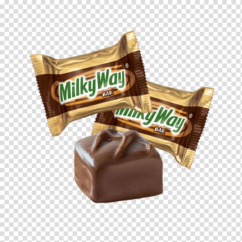 two Milky Way chocolate bar packs, Mini Milky Way Bars transparent background PNG clipart