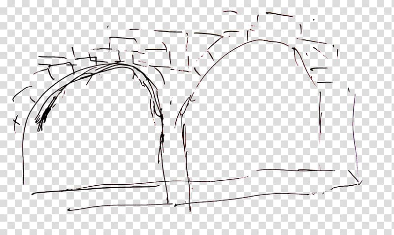 Car White Line art Sketch, car transparent background PNG clipart