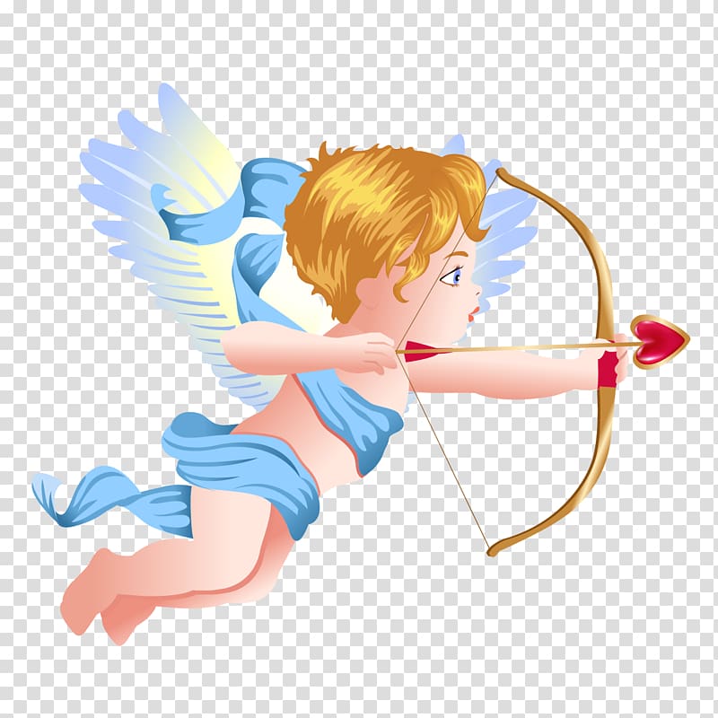 cherub , Cupids bow Angel Love , Cupid's arrow of love transparent background PNG clipart