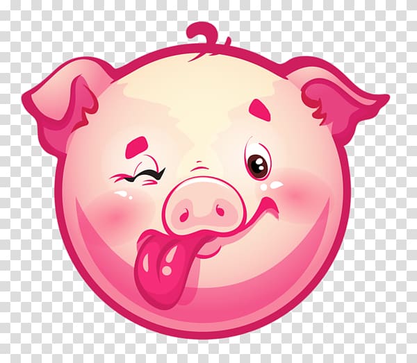 Pig Tongue, Tongue of the pig transparent background PNG clipart