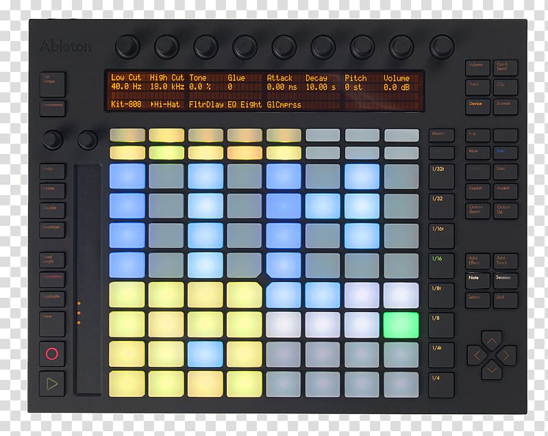Ableton Live Ableton Push 2 MIDI Controllers, musical instruments transparent background PNG clipart