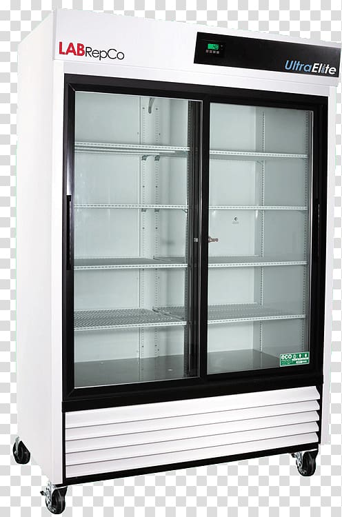 Refrigerator Sliding glass door Freezers Frigidaire, biomedical display panels transparent background PNG clipart