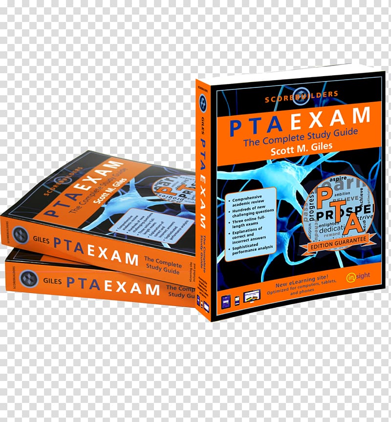 PTAEXAM: The Complete Study Guide Paperback STXE6FIN GR EUR Book, book transparent background PNG clipart