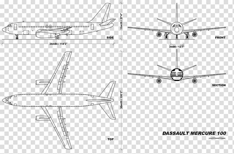Aesthetics Airplane Line art Aircraft, airplane transparent background PNG clipart