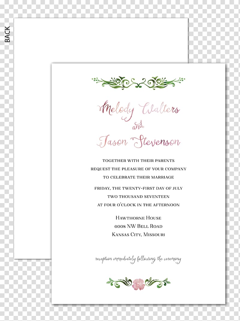 Wedding invitation Petal Flower Floral design Floristry, Invitation paper transparent background PNG clipart