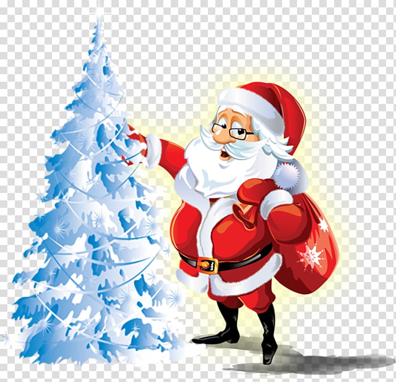 FIFA 17 Santa Claus Christmas 25 December Gift, Santa Claus decorating Christmas tree transparent background PNG clipart