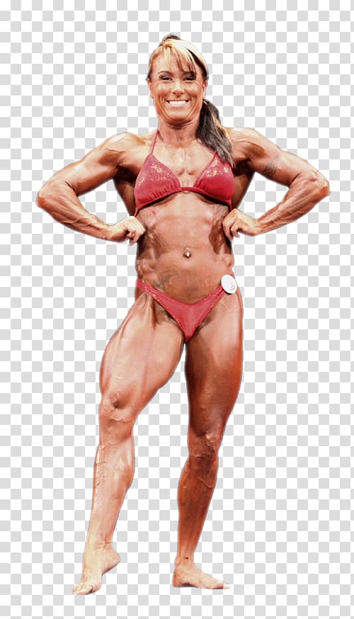 Female bodybuilding Fitness and figure competition Physical fitness Muscle, bodybuilder transparent background PNG clipart