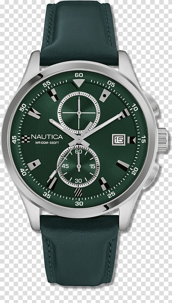 Chronograph Nautica Watch strap, watch transparent background PNG clipart