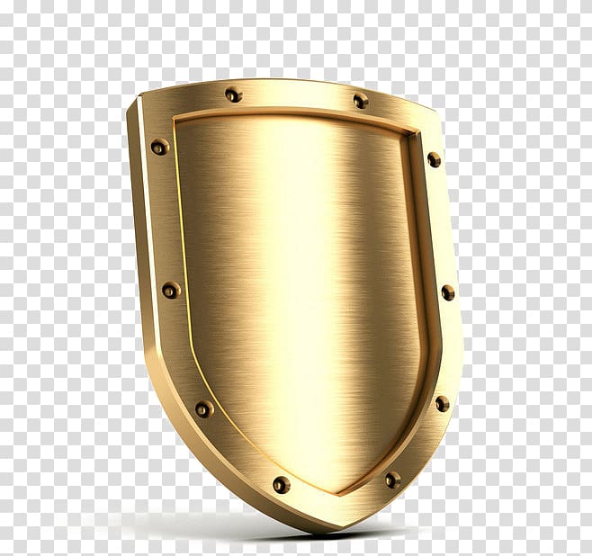 golden shield transparent background PNG clipart