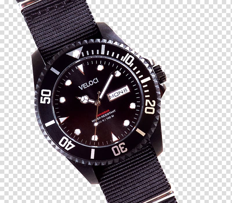 Watch strap Rolex Submariner Moby-Dick, watch transparent background PNG clipart