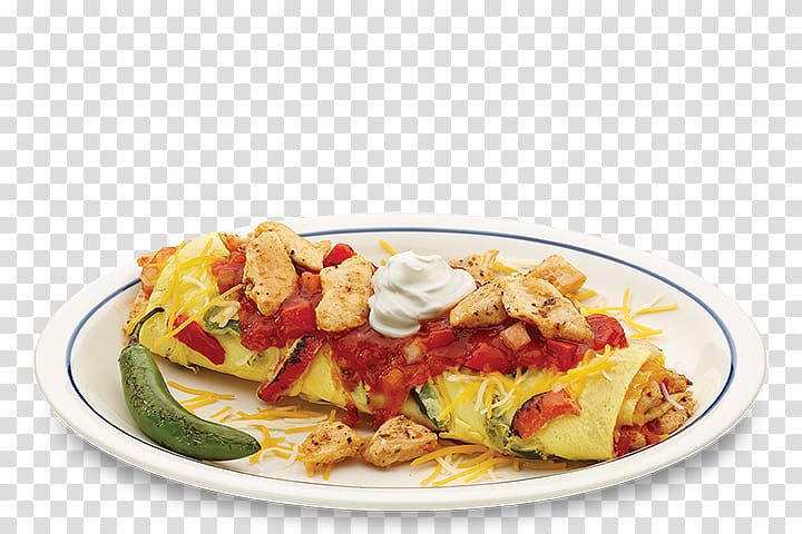 Full breakfast Vegetarian cuisine American cuisine IHOP, spanish omelette transparent background PNG clipart