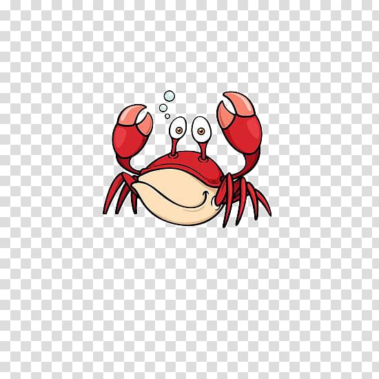 Crab Cartoon , Crab Creative transparent background PNG clipart