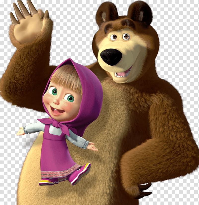 Masha and Bear, Masha and the Bear. Educational Games Animation Child, masha transparent background PNG clipart