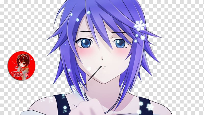 Mizore Shirayuki Rosario + Vampire Anime Art Poster, Anime transparent background PNG clipart