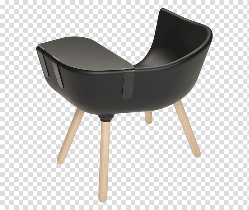Chair Plastic Armrest, tulip material transparent background PNG clipart