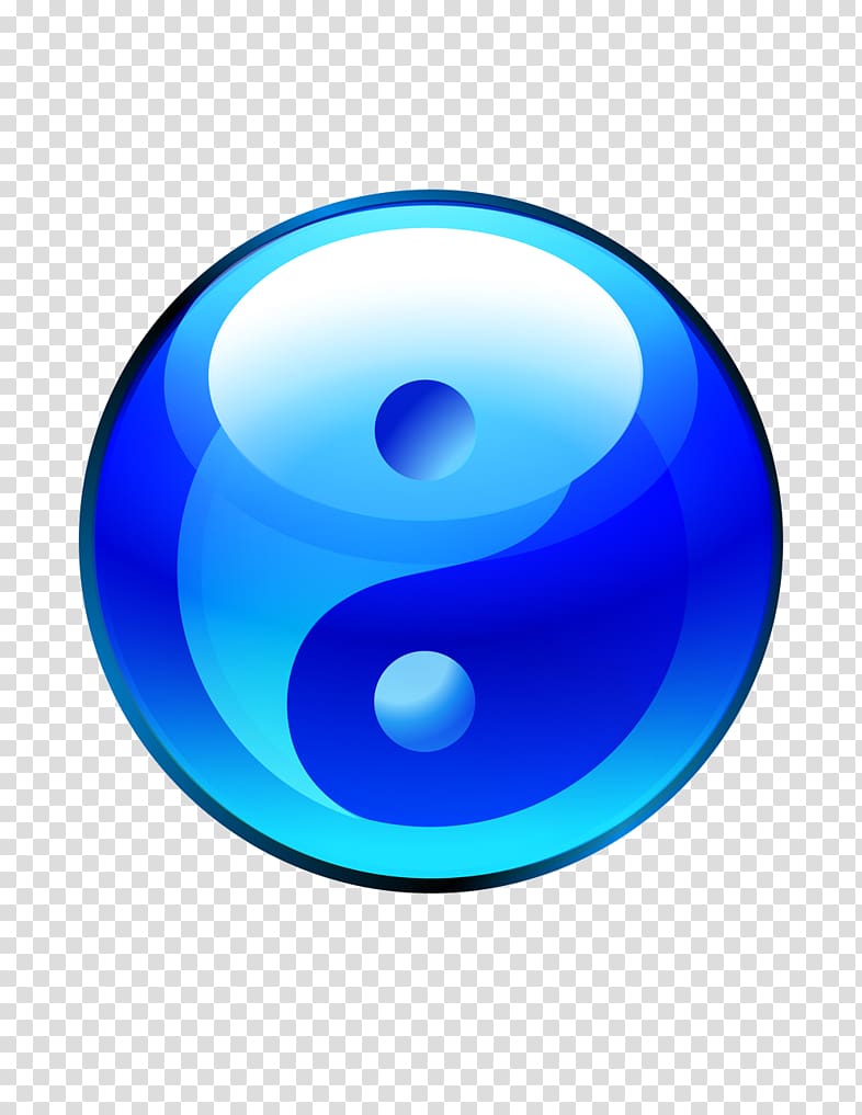 Yin and yang Symbol Blue Computer Icons, yin yang transparent background PNG clipart