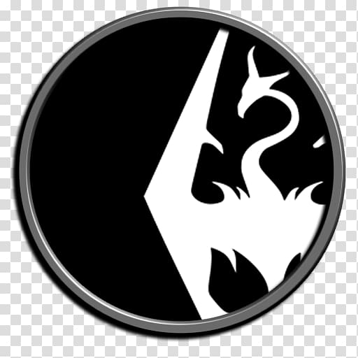 The Elder Scrolls V: Skyrim – Dragonborn Oblivion Video game Black & White Rift, others transparent background PNG clipart