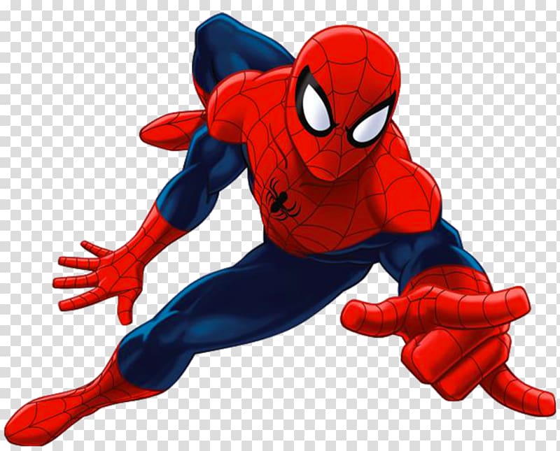 Marvel Spider-Man illustration, Ultimate Spider-Man Iron Man Marvel Comics Wall decal, spiderman transparent background PNG clipart
