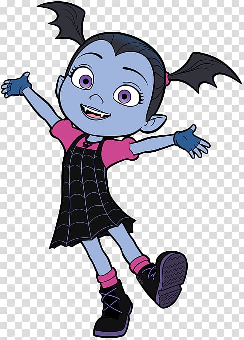 vampire girl illustration, Disney Junior Drawing Television show , Vampirina transparent background PNG clipart