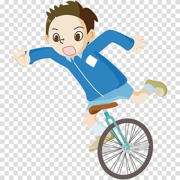 Bicycle , going to school transparent background PNG clipart