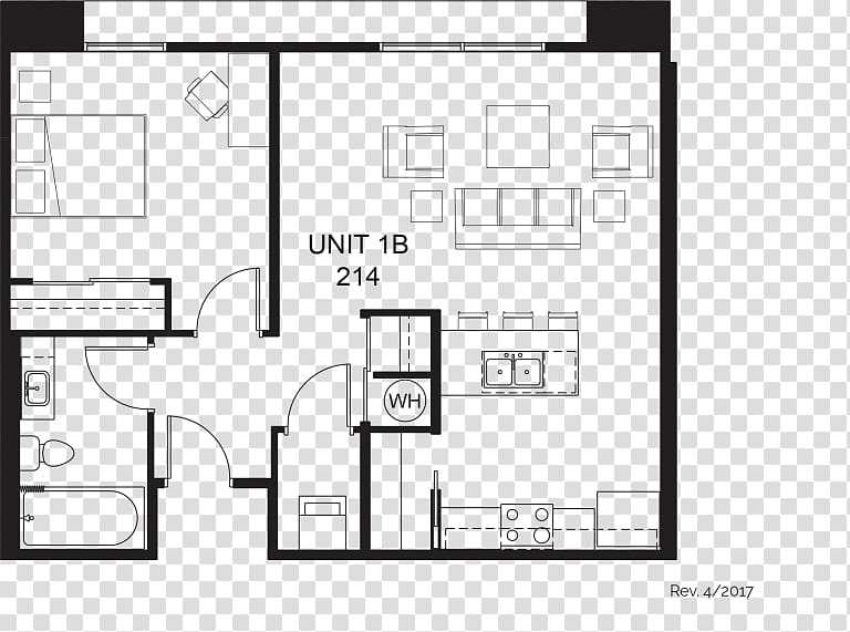 Floor plan Bedroom Apartment Architecture, apartment transparent background PNG clipart