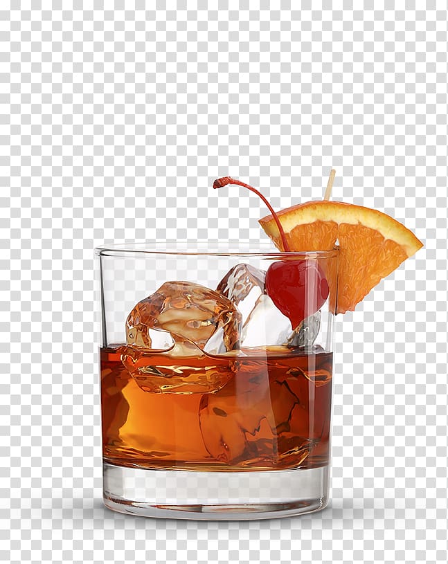 Old Fashioned Manhattan Negroni Cocktail garnish, Old Time transparent background PNG clipart