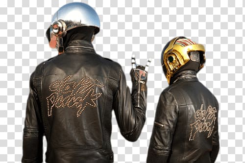 black leather jacket, Daft Punk Jackets transparent background PNG clipart