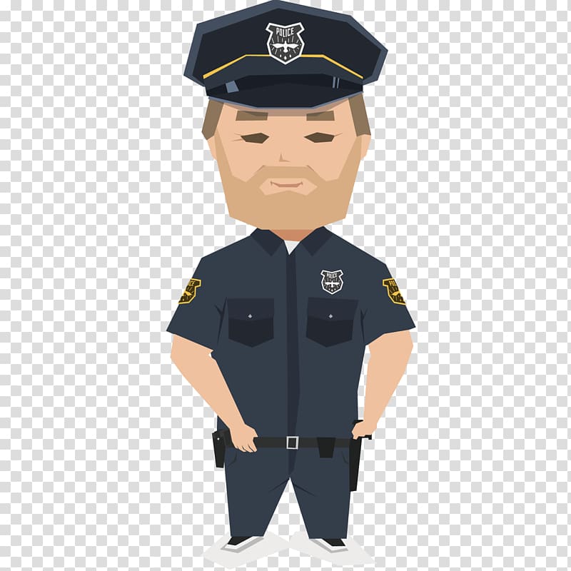 Police Man illustration, Police officer Uniform Security guard, Uniformed police officers transparent background PNG clipart
