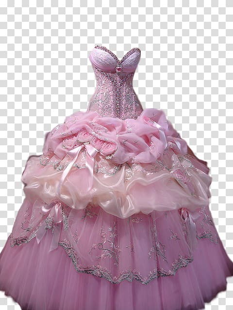Wedding dress Ball gown Princess, evening dress transparent background PNG clipart