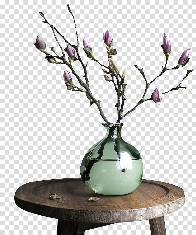 Vase Branch Flower Blossom Jug, Retro vase transparent background PNG clipart