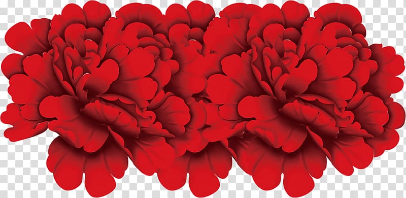 Red Peony material transparent background PNG clipart