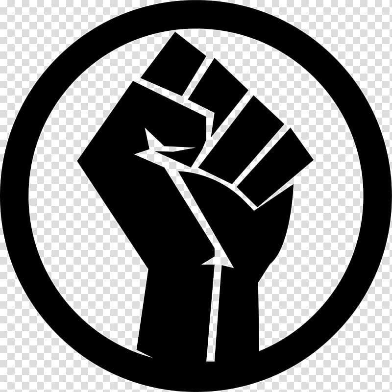 Raised fist Black Power African American, symbol transparent background PNG clipart