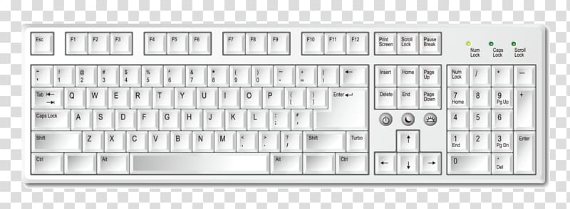 Computer keyboard Laptop, material flat computer keyboard transparent background PNG clipart